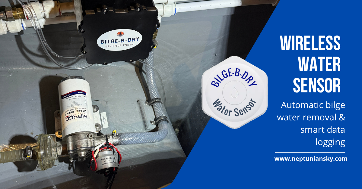 BILGE-B-DRY’s Wireless Sensor: Automatic Water Removal & Smart Data Logging for Your Boat