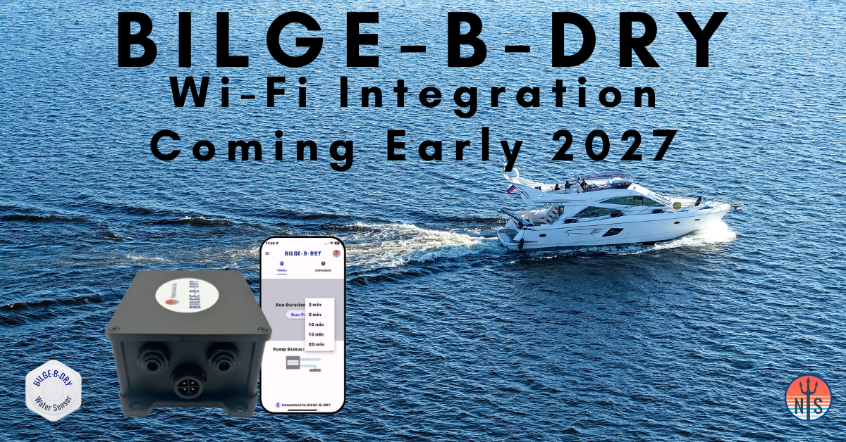 BILGE-B-DRY Dry Bilge System Wi-Fi Integration coming early 2027